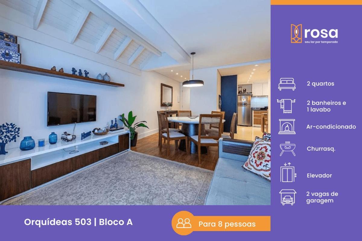 Apartment Rosa Edificio Orquideas Gramado