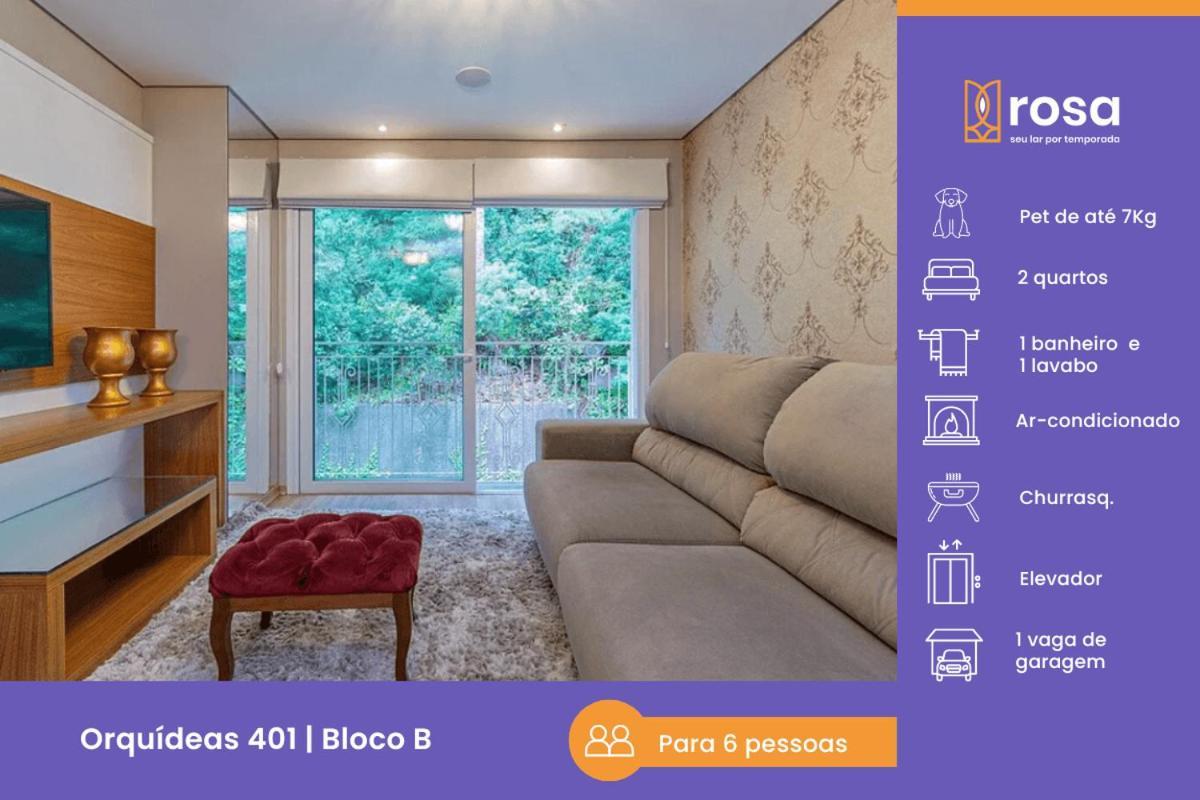 Apartamento Rosa Orquídeas Da Borges Centro *